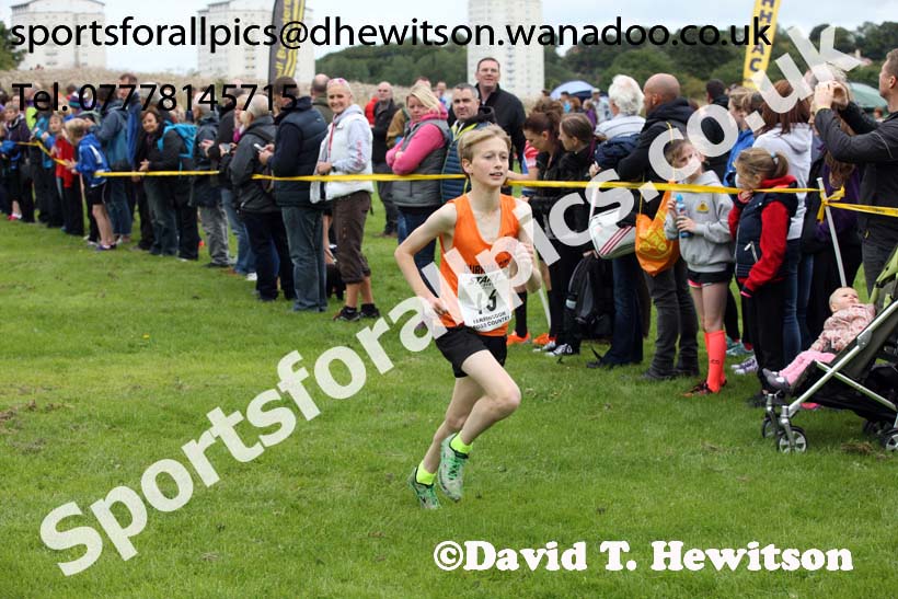 Under-13s Sunderland Harriers Open Cross Country. Photo: David T. Hewitson/Sports for All Pics